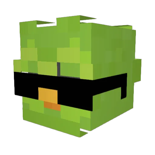 DrSibbyNator Minecraft avatar head, 3D render