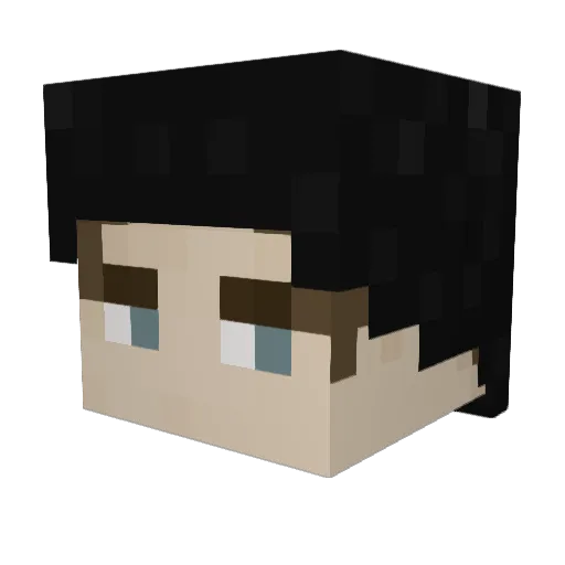 DrSp_Chris Minecraft avatar head, 3D render
