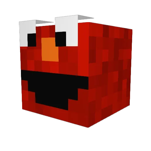 DrSteeze Minecraft avatar head, 3D render