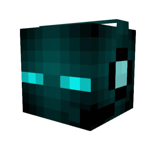 DrSticky Minecraft avatar head, 3D render