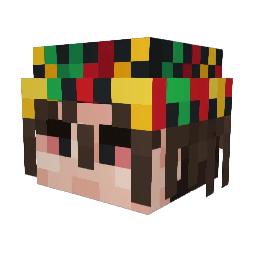 DrStrange322 Minecraft avatar head, 3D render