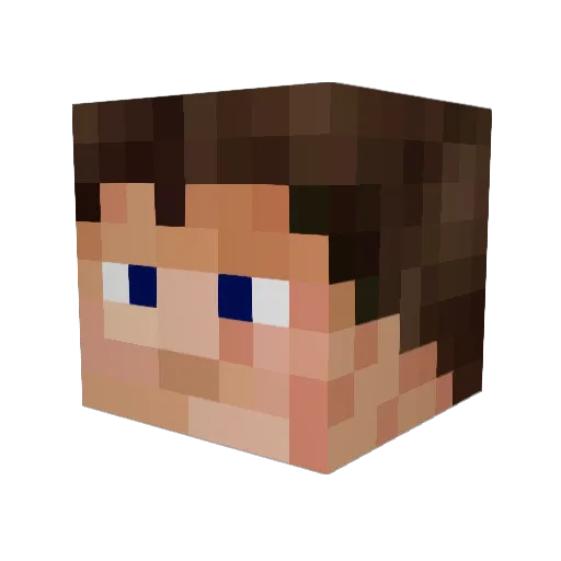DrSvensson Minecraft avatar head, 3D render