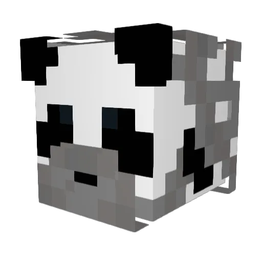 DrTrubacus Minecraft avatar head, 3D render