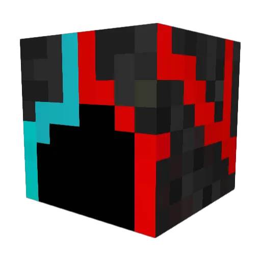 DrUnReal Minecraft avatar head, 3D render