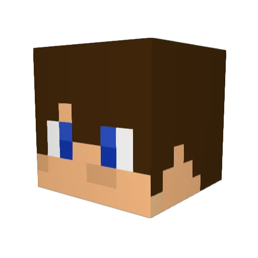 DrUnderhill Minecraft avatar head, 3D render