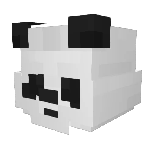 DrVansh Minecraft avatar head, 3D render