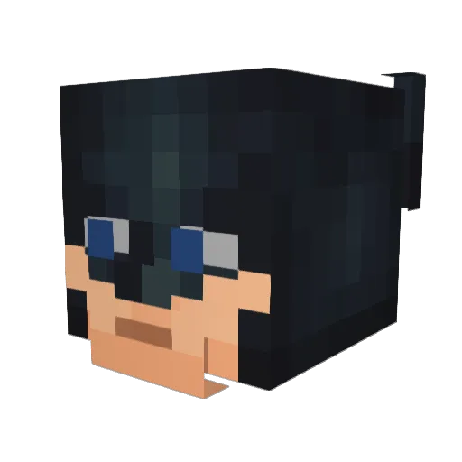 DrVegas69 Minecraft avatar head, 3D render