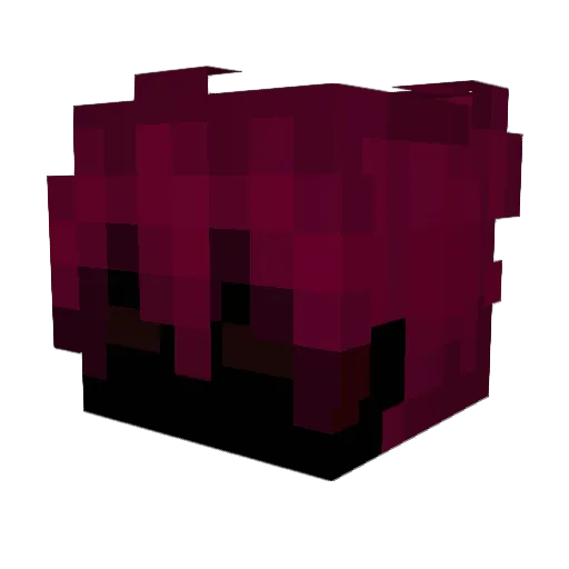 DrVes Minecraft avatar head, 3D render