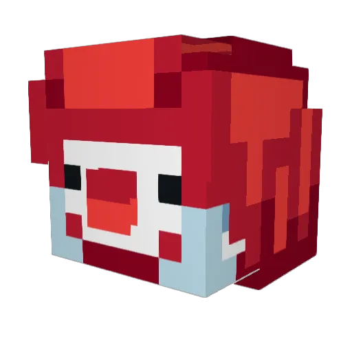 DrXenoSyS Minecraft avatar head, 3D render