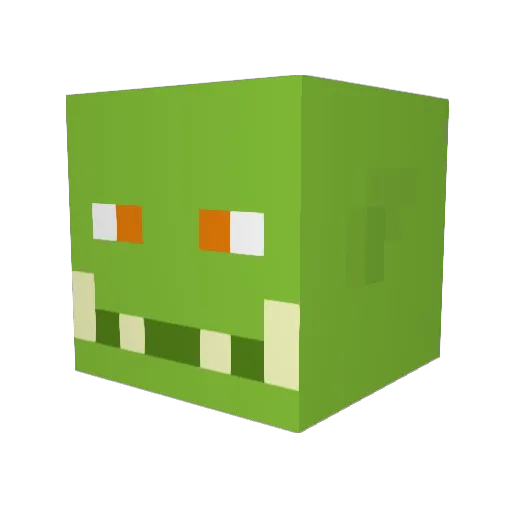DrZaker Minecraft avatar head, 3D render