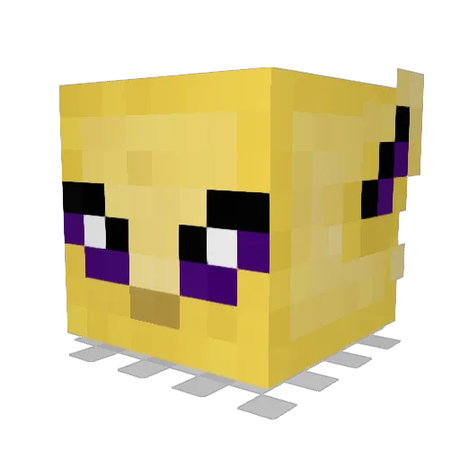 Dr_1ferno Minecraft avatar head, 3D render