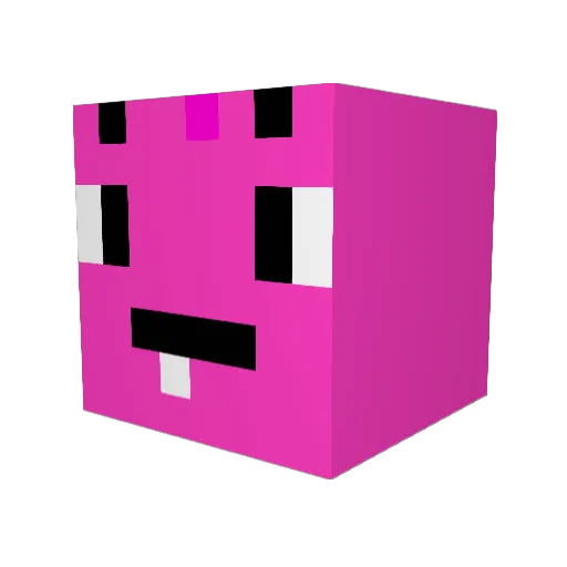 Dr_Aim Minecraft avatar head, 3D render