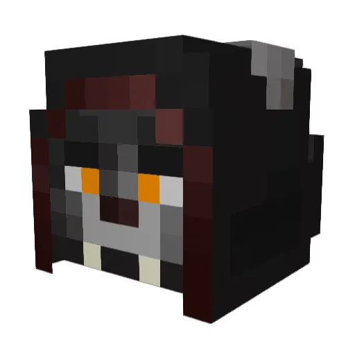 Dr_Baggen Minecraft avatar head, 3D render