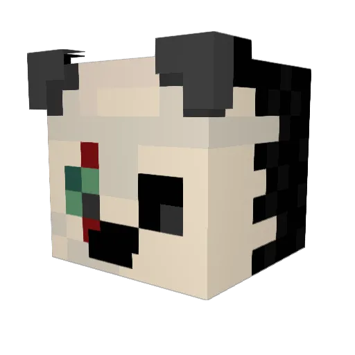 Dr_Bast Minecraft avatar head, 3D render