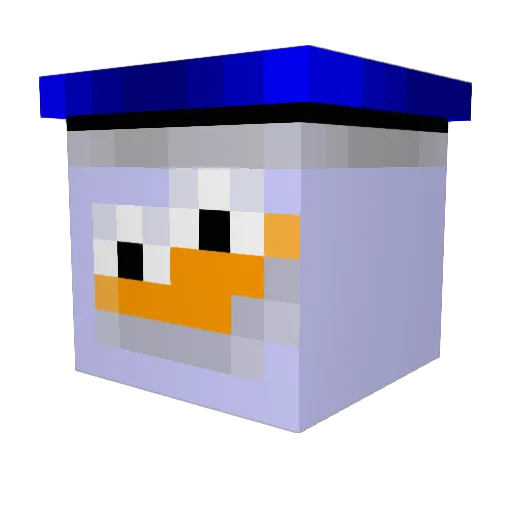 Dr_Bojangles Minecraft avatar head, 3D render