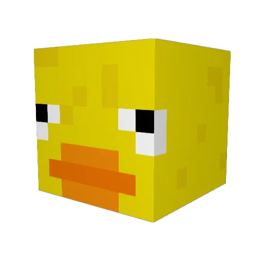 Dr_Chase Minecraft avatar head, 3D render