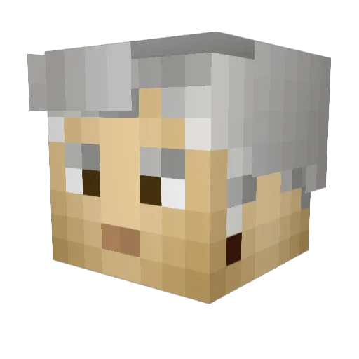 Dr_CheShire Minecraft avatar head, 3D render