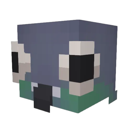 Dr_Cloud1 Minecraft avatar head, 3D render