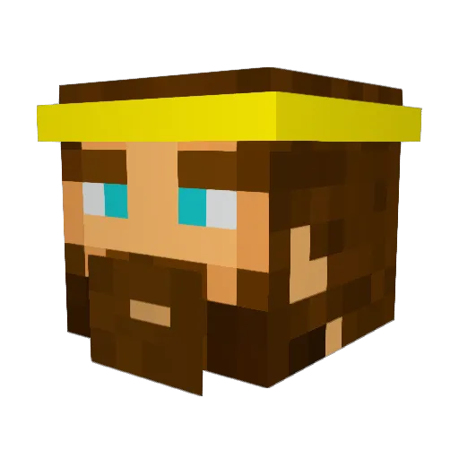 Dr_Craftz Minecraft avatar head, 3D render