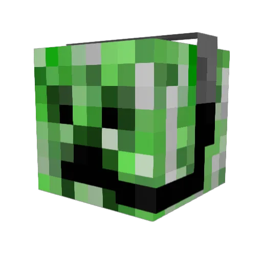 Dr_Creepser Minecraft avatar head, 3D render