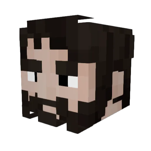 Dr_Famine Minecraft avatar head, 3D render