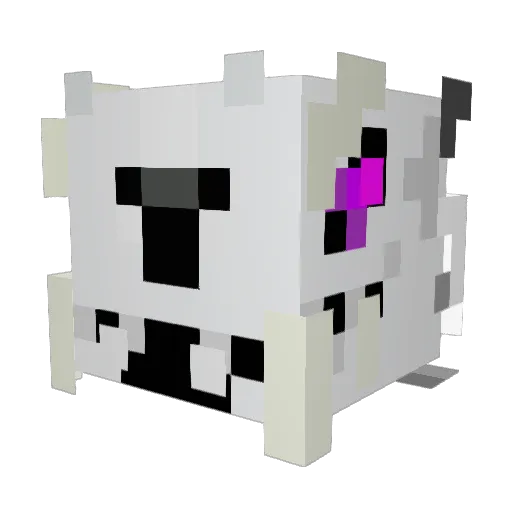 Dr_Finitevus Minecraft avatar head, 3D render
