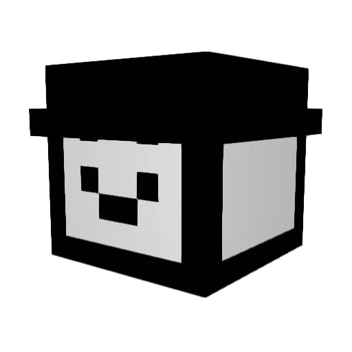 Dr_Fishman Minecraft avatar head, 3D render