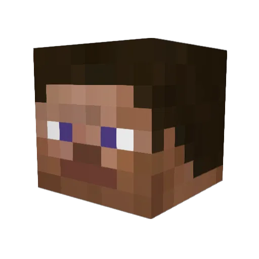 Dr_Fright Minecraft avatar head, 3D render