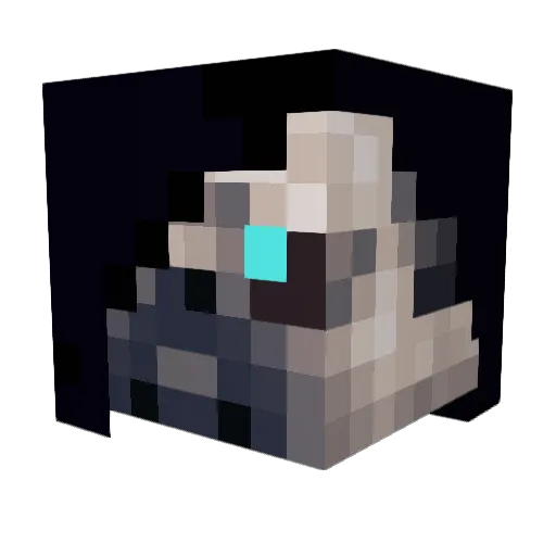 Dr_Friis Minecraft avatar head, 3D render