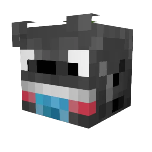 Dr_Gir_Catbug Minecraft avatar head, 3D render