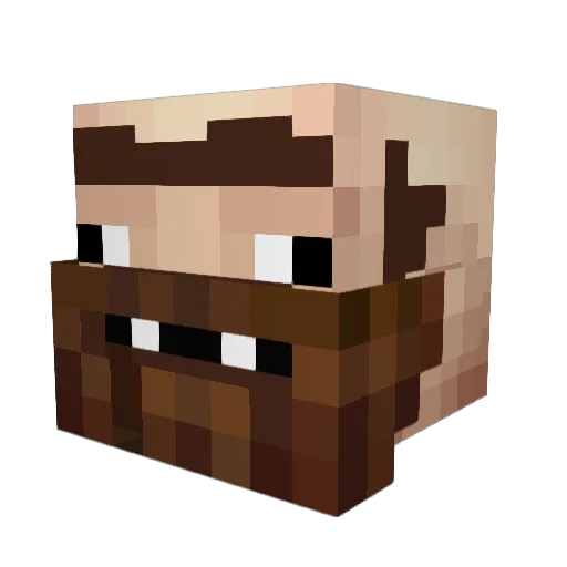 Dr_GoodAtTheGame Minecraft avatar head, 3D render