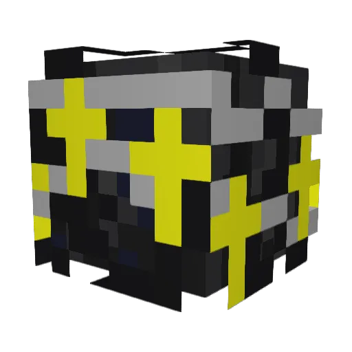 Dr_Guard Minecraft avatar head, 3D render