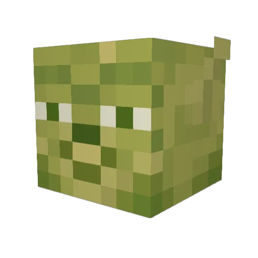 Dr_Haus Minecraft avatar head, 3D render