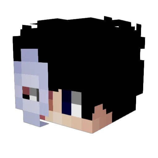 Dr_KuznetsovCN Minecraft avatar head, 3D render