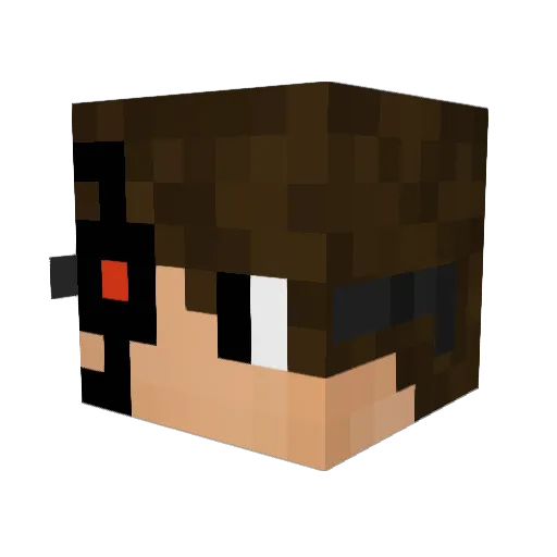 Dr_Minecraft Minecraft avatar head, 3D render