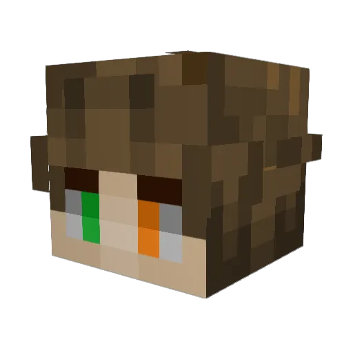 Dr_Mystic Minecraft avatar head, 3D render