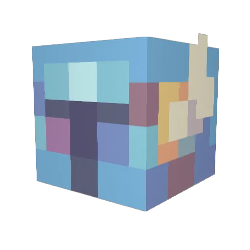 Dr_Nightmares Minecraft avatar head, 3D render
