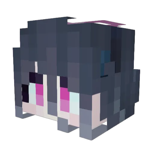 Dr_OMO Minecraft avatar head, 3D render
