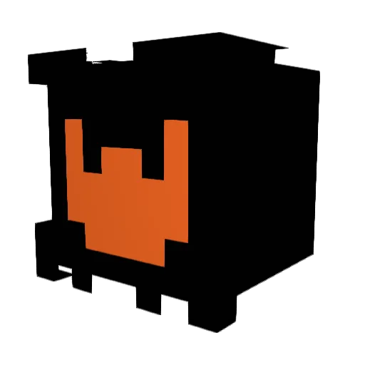 Dr_Ortex Minecraft avatar head, 3D render