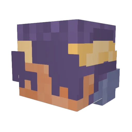 Dr_Patient Minecraft avatar head, 3D render
