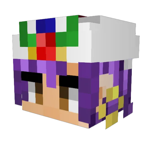 Dr_Peper Minecraft avatar head, 3D render