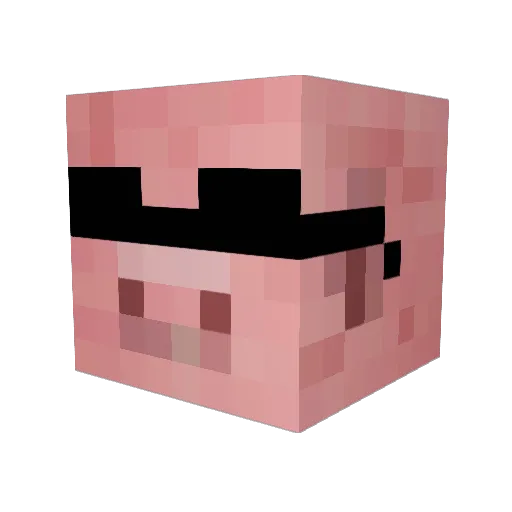 Dr_Porco Minecraft avatar head, 3D render