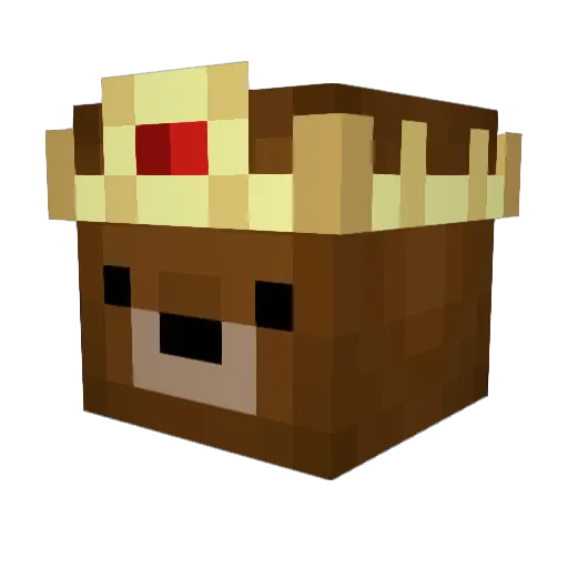 Dr_Professor_D Minecraft avatar head, 3D render