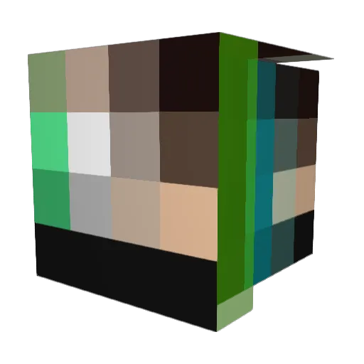 Dr_Robotics Minecraft avatar head, 3D render