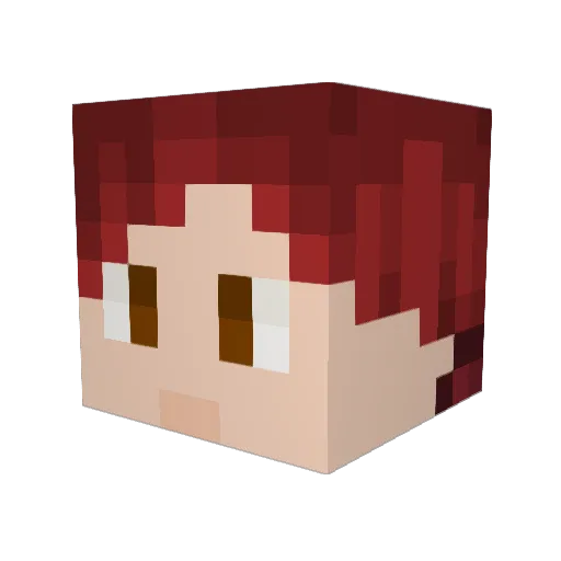 Dr_Rorey Minecraft avatar head, 3D render