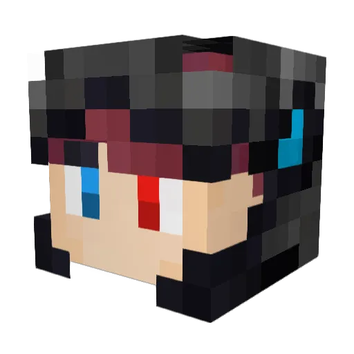 Dr_Ryland_Grace Minecraft avatar head, 3D render