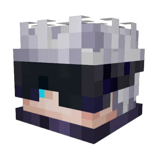 Dr_SZ Minecraft avatar head, 3D render