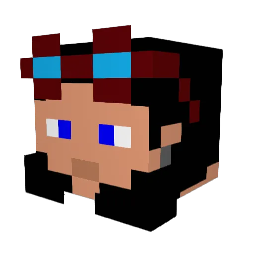 Dr_Skeud Minecraft avatar head, 3D render