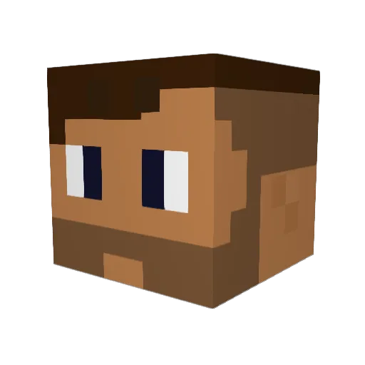 Dr_Smith_95 Minecraft avatar head, 3D render
