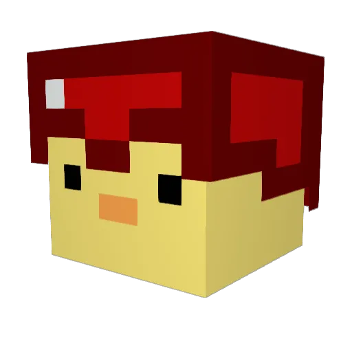 Dr_Unknown Minecraft avatar head, 3D render